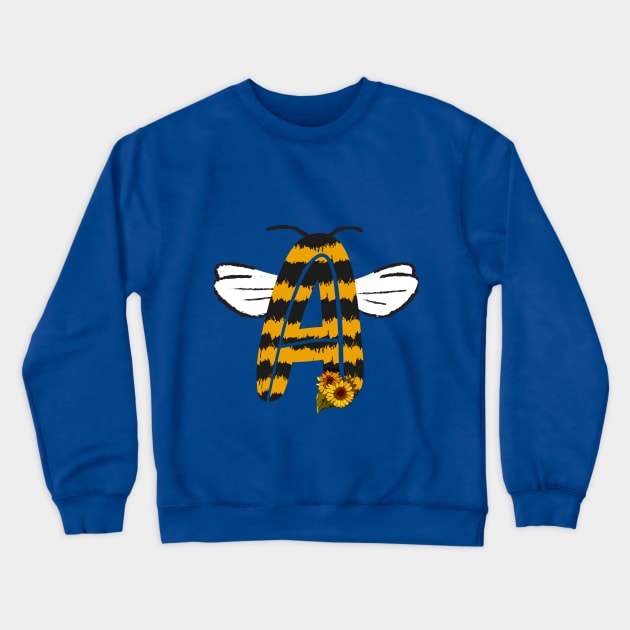 Bee Letter - A Crewneck Sweatshirt by Fusti